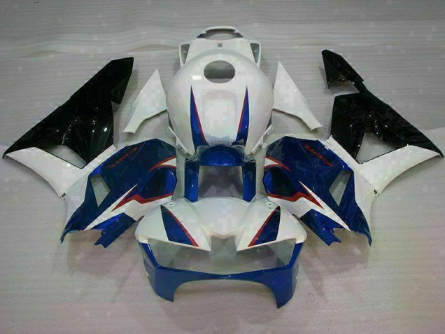 Blue White 2013-2021 Honda CBR600RR Motorcycle Fairings Blue White 2013-2021 Honda CBR600RR Motorcycle Fairings