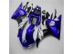 Blue White Black 2003-2005 Yamaha YZF R6 Motorcycle Fairings Blue White Black 2003-2005 Yamaha YZF R6 Motorcycle Fairings