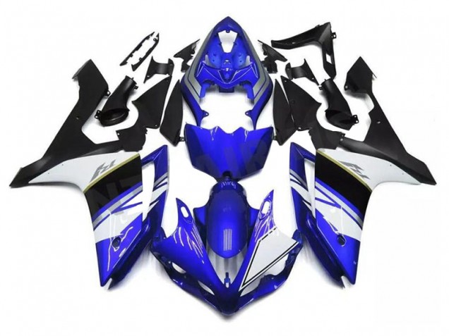 Blue White Black 2004-2006 Yamaha YZF R1 Motorcycle Fairing Blue White Black 2004-2006 Yamaha YZF R1 Motorcycle Fairing
