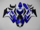 Blue White Black 2007-2008 Suzuki GSXR 1000 Motorcycle Fairings Blue White Black 2007-2008 Suzuki GSXR 1000 Motorcycle Fairings