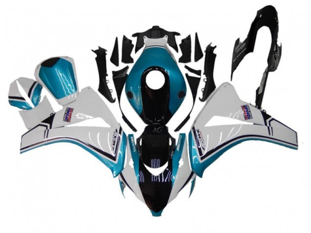 Blue White Black 2008-2011 Honda CBR1000RR Motorcycle Fairings Blue White Black 2008-2011 Honda CBR1000RR Motorcycle Fairings