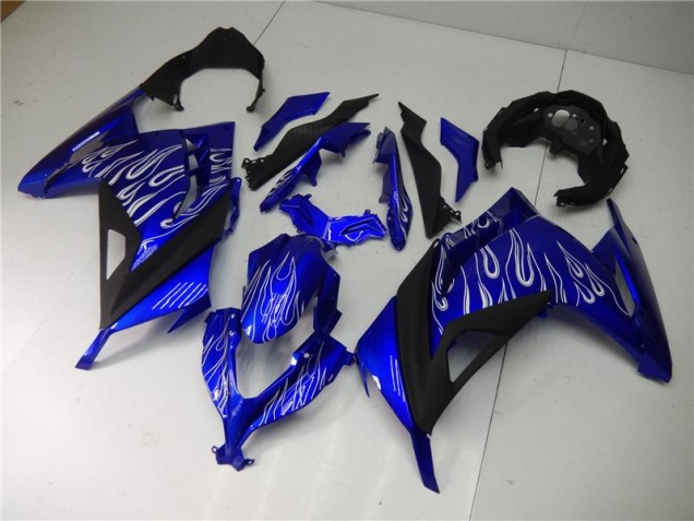 Blue White Black 2013-2016 Kawasaki EX300 Motorcycle Fairings Blue White Black 2013-2016 Kawasaki EX300 Motorcycle Fairings
