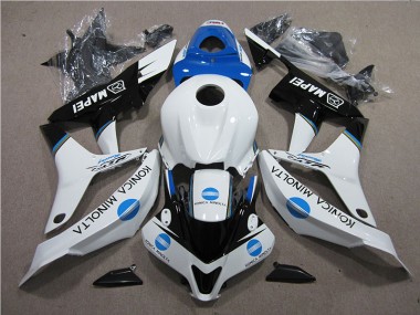 Blue White Black Konica Minolta MAPEI 2007-2008 Honda CBR600RR Motorcycle Fairings