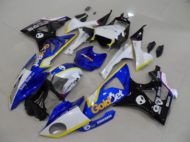 Blue White GoldBet 2009-2014 BMW S1000RR Motorcycle Fairing Blue White GoldBet 2009-2014 BMW S1000RR Motorcycle Fairing
