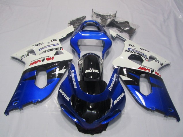Blue White Motul 2001-2003 Suzuki GSXR 600 Motorcycle Fairings Blue White Motul 2001-2003 Suzuki GSXR 600 Motorcycle Fairings