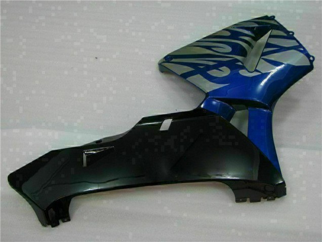 Blue with Silver Flame 2003-2004 Honda CBR600RR Motorcycle Fairings Blue with Silver Flame 2003-2004 Honda CBR600RR Motorcycle Fairings