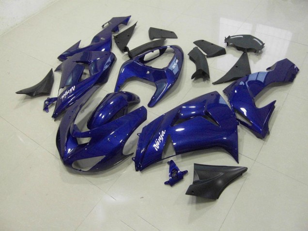 Dark Blue 2006-2007 Kawasaki ZX10R Motorcycle Fairings