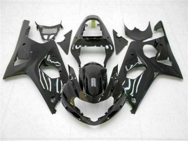 Glossy Black 2000-2002 Suzuki GSXR 1000 Motorcycle Fairings