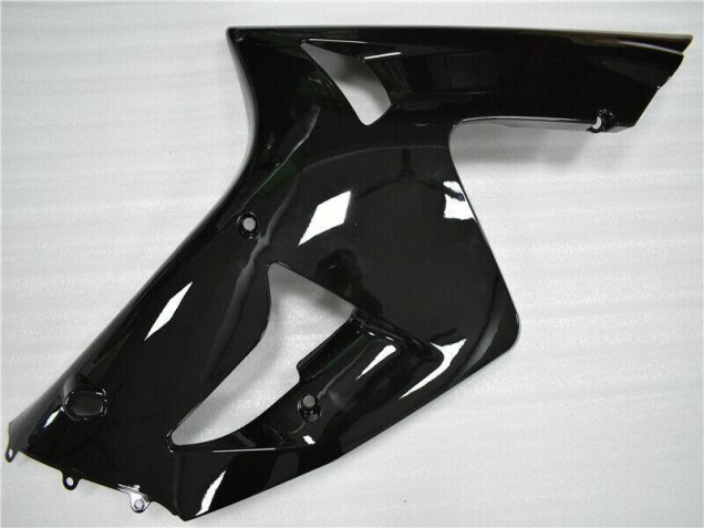 Glossy Black 2003-2004 Kawasaki ZX6R Motorcycle Fairings Glossy Black 2003-2004 Kawasaki ZX6R Motorcycle Fairings