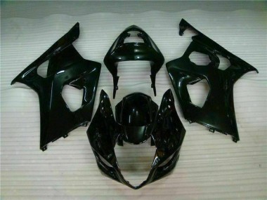 Glossy Black 2003-2004 Suzuki GSXR 1000 Motorcycle Fairing