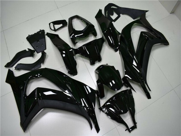 Glossy Black 2011-2015 Kawasaki ZX10R Motorcycle Fairings Glossy Black 2011-2015 Kawasaki ZX10R Motorcycle Fairings