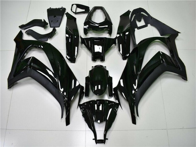 Glossy Black 2011-2015 Kawasaki ZX10R Motorcycle Fairings Glossy Black 2011-2015 Kawasaki ZX10R Motorcycle Fairings