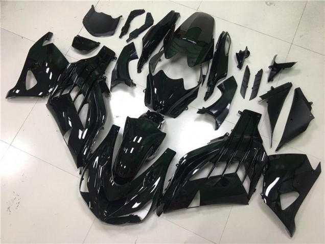 Glossy Black 2012-2021 Kawasaki ZX14R ZZR1400 Motorcycle Fairing Glossy Black 2012-2021 Kawasaki ZX14R ZZR1400 Motorcycle Fairing