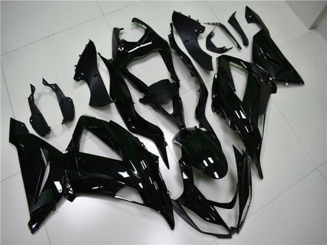 Glossy Black 2013-2018 Kawasaki ZX6R Motorcycle Fairings Glossy Black 2013-2018 Kawasaki ZX6R Motorcycle Fairings