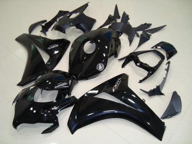 Glossy Black Chrome Decals 2008-2011 Honda CBR1000RR Motorcycle Fairings