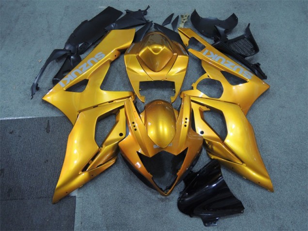 Gold 2005-2006 Suzuki GSXR 1000 Motorcycle Fairings Gold 2005-2006 Suzuki GSXR 1000 Motorcycle Fairings