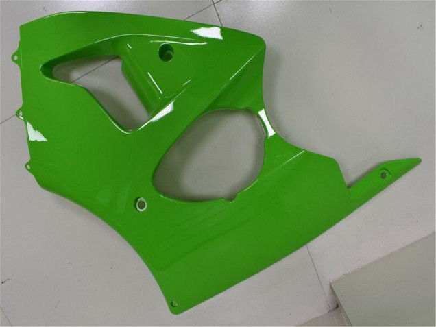 Green 2000-2002 Kawasaki ZX6R Motorcycle Fairing Green 2000-2002 Kawasaki ZX6R Motorcycle Fairing