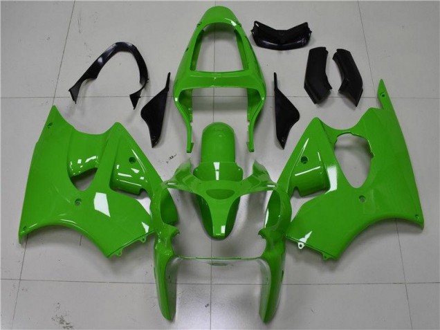 Green 2000-2002 Kawasaki ZX6R Motorcycle Fairing Green 2000-2002 Kawasaki ZX6R Motorcycle Fairing