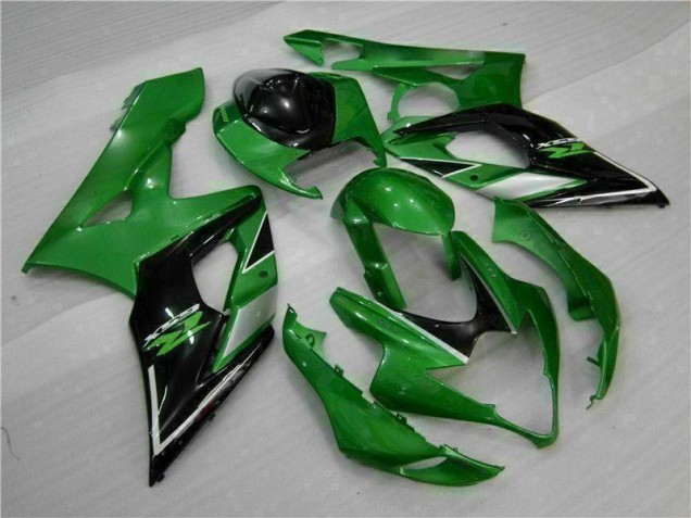 Green 2005-2006 Suzuki GSXR 1000 Motorcycle Fairing Green 2005-2006 Suzuki GSXR 1000 Motorcycle Fairing