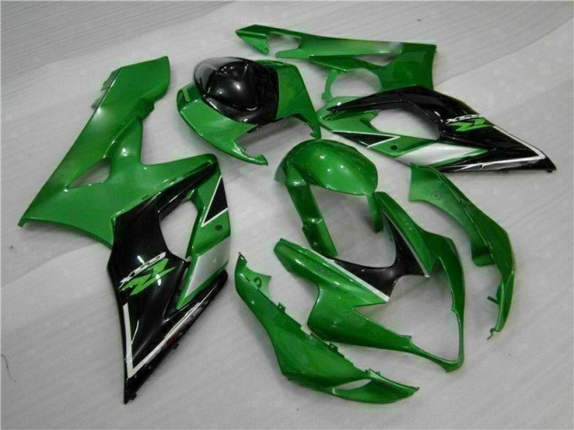 Green 2005-2006 Suzuki GSXR 1000 Motorcycle Fairing Green 2005-2006 Suzuki GSXR 1000 Motorcycle Fairing