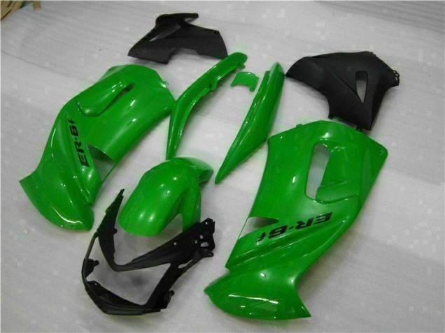 Green 2006-2008 Kawasaki EX650 Motorcycle Fairings Green 2006-2008 Kawasaki EX650 Motorcycle Fairings