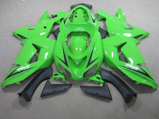 Green 2013-2018 Kawasaki ZX6R Motorcycle Fairings Green 2013-2018 Kawasaki ZX6R Motorcycle Fairings