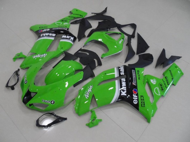 Green Arrow 2007-2008 Kawasaki ZX6R Motorcycle Fairings Green Arrow 2007-2008 Kawasaki ZX6R Motorcycle Fairings