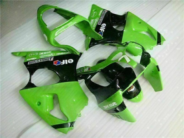 Green Black 2000-2002 Kawasaki ZX6R Full Motorcycle Fairing Kits Green Black 2000-2002 Kawasaki ZX6R Full Motorcycle Fairing Kits