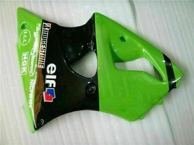 Green Black 2000-2002 Kawasaki ZX6R Full Motorcycle Fairing Kits Green Black 2000-2002 Kawasaki ZX6R Full Motorcycle Fairing Kits