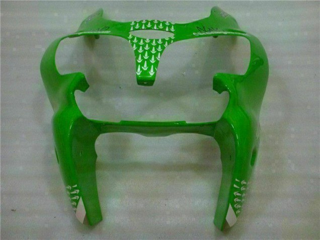 Green Black 2000-2002 Kawasaki ZX6R Motorcycle Fairing Green Black 2000-2002 Kawasaki ZX6R Motorcycle Fairing