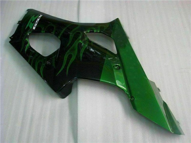 Green Black 2003-2004 Suzuki GSXR 1000 Motorcycle Fairings Green Black 2003-2004 Suzuki GSXR 1000 Motorcycle Fairings