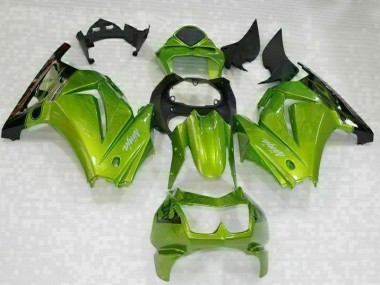 Green Black 2008-2012 Kawasaki EX250 Motorcycle Fairings