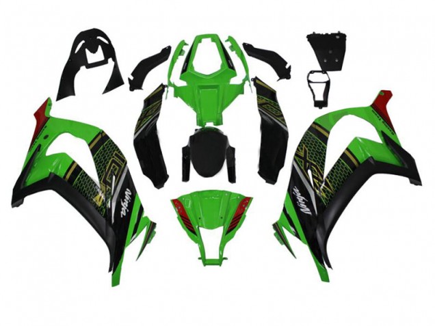 Green Black 2011-2015 Kawasaki ZX10R Motorcycle Fairing Green Black 2011-2015 Kawasaki ZX10R Motorcycle Fairing