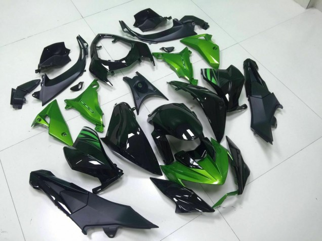 Green Black 2013-2016 Kawasaki Z800 Motorcycle Fairings Green Black 2013-2016 Kawasaki Z800 Motorcycle Fairings