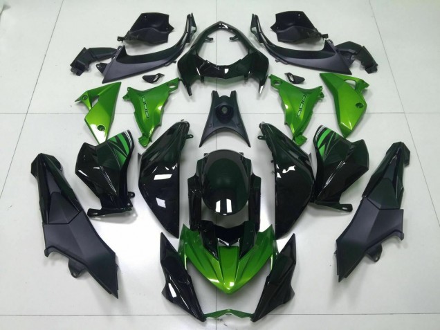 Green Black 2013-2016 Kawasaki Z800 Motorcycle Fairings Green Black 2013-2016 Kawasaki Z800 Motorcycle Fairings