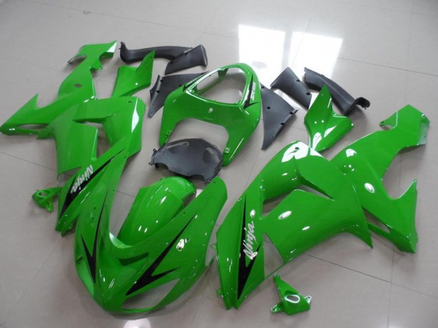 Green Black Arrow 2006-2007 Kawasaki ZX10R Motorcycle Fairings Green Black Arrow 2006-2007 Kawasaki ZX10R Motorcycle Fairings