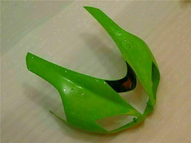 Green Black Dunlop 2007-2008 Kawasaki ZX6R Motorcycle Fairings Green Black Dunlop 2007-2008 Kawasaki ZX6R Motorcycle Fairings