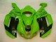 Green Black Dunlop 2007-2008 Kawasaki ZX6R Motorcycle Fairings Green Black Dunlop 2007-2008 Kawasaki ZX6R Motorcycle Fairings