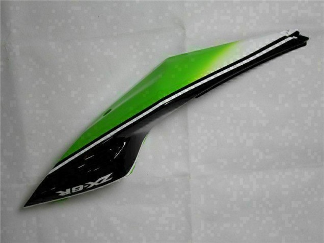 Green Black White 25 2009-2012 Kawasaki ZX6R Motorcycle Fairings Green Black White 25 2009-2012 Kawasaki ZX6R Motorcycle Fairings