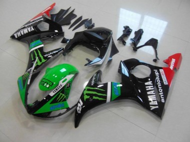 Green Monster 2003-2005 Yamaha YZF R6 Motorcycle Fairings