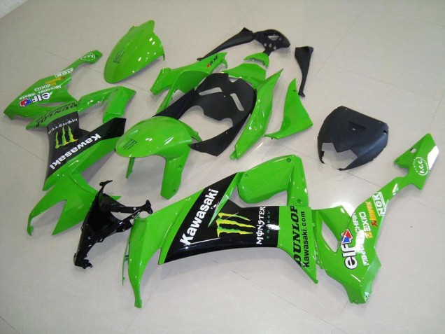 Green Monster 2008-2010 Kawasaki ZX10R Motorcycle Fairing Green Monster 2008-2010 Kawasaki ZX10R Motorcycle Fairing