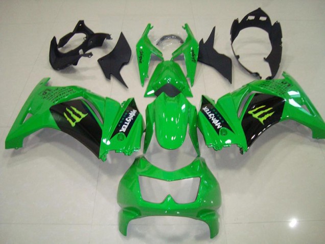 Green Monster 2008-2012 Kawasaki ZX250R Motorcycle Fairings Green Monster 2008-2012 Kawasaki ZX250R Motorcycle Fairings