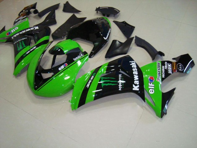 Green Monster Race 2006-2007 Kawasaki ZX10R Motorcycle Fairings Green Monster Race 2006-2007 Kawasaki ZX10R Motorcycle Fairings