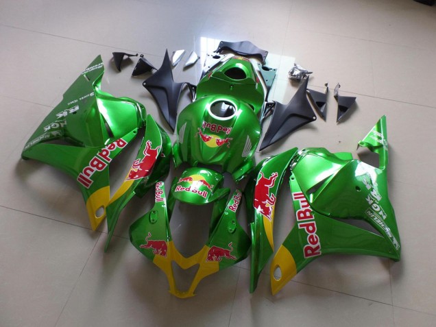 Green Red Bull 2009-2012 Honda CBR600RR Motorcycle Fairings Green Red Bull 2009-2012 Honda CBR600RR Motorcycle Fairings