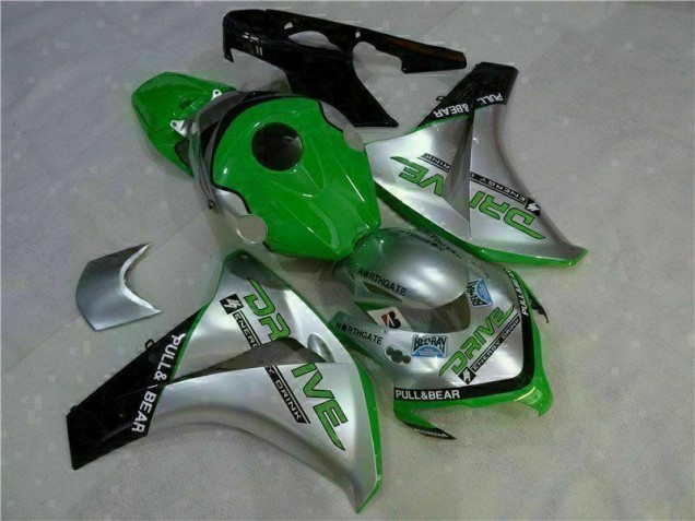 Green Silver 2008-2011 Honda CBR1000RR Motorcycle Fairings Green Silver 2008-2011 Honda CBR1000RR Motorcycle Fairings