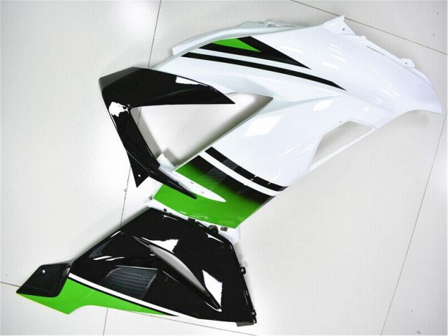 Green White Black 2013-2018 Kawasaki ZX6R Motorcycle Fairings Green White Black 2013-2018 Kawasaki ZX6R Motorcycle Fairings