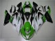 Green White Black 2013-2018 Kawasaki ZX6R Motorcycle Fairings Green White Black 2013-2018 Kawasaki ZX6R Motorcycle Fairings