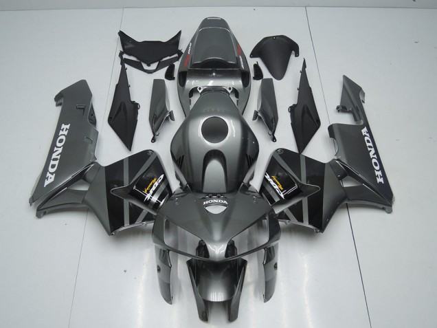 Grey Black 2005-2006 Honda CBR600RR Motorcycle Fairings Grey Black 2005-2006 Honda CBR600RR Motorcycle Fairings