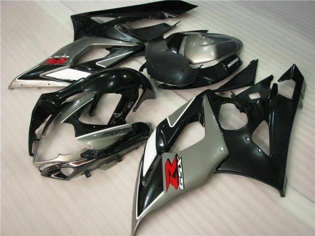 Grey Black 2005-2006 Suzuki GSXR 1000 Motorcycle Fairing Grey Black 2005-2006 Suzuki GSXR 1000 Motorcycle Fairing