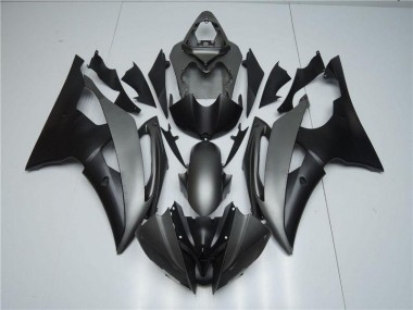 Grey Black 2008-2016 Yamaha YZF R6 Motorcycle Bodywork